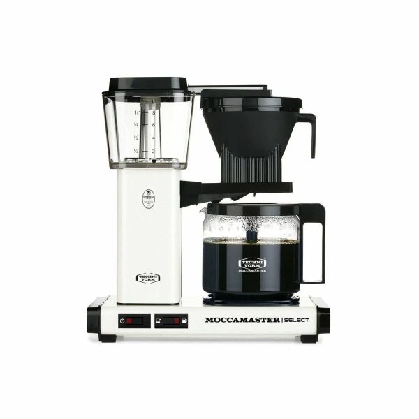 Moccamaster KBG Select Filtre Kahve Makinesi - Cam Potlu (Beyaz)